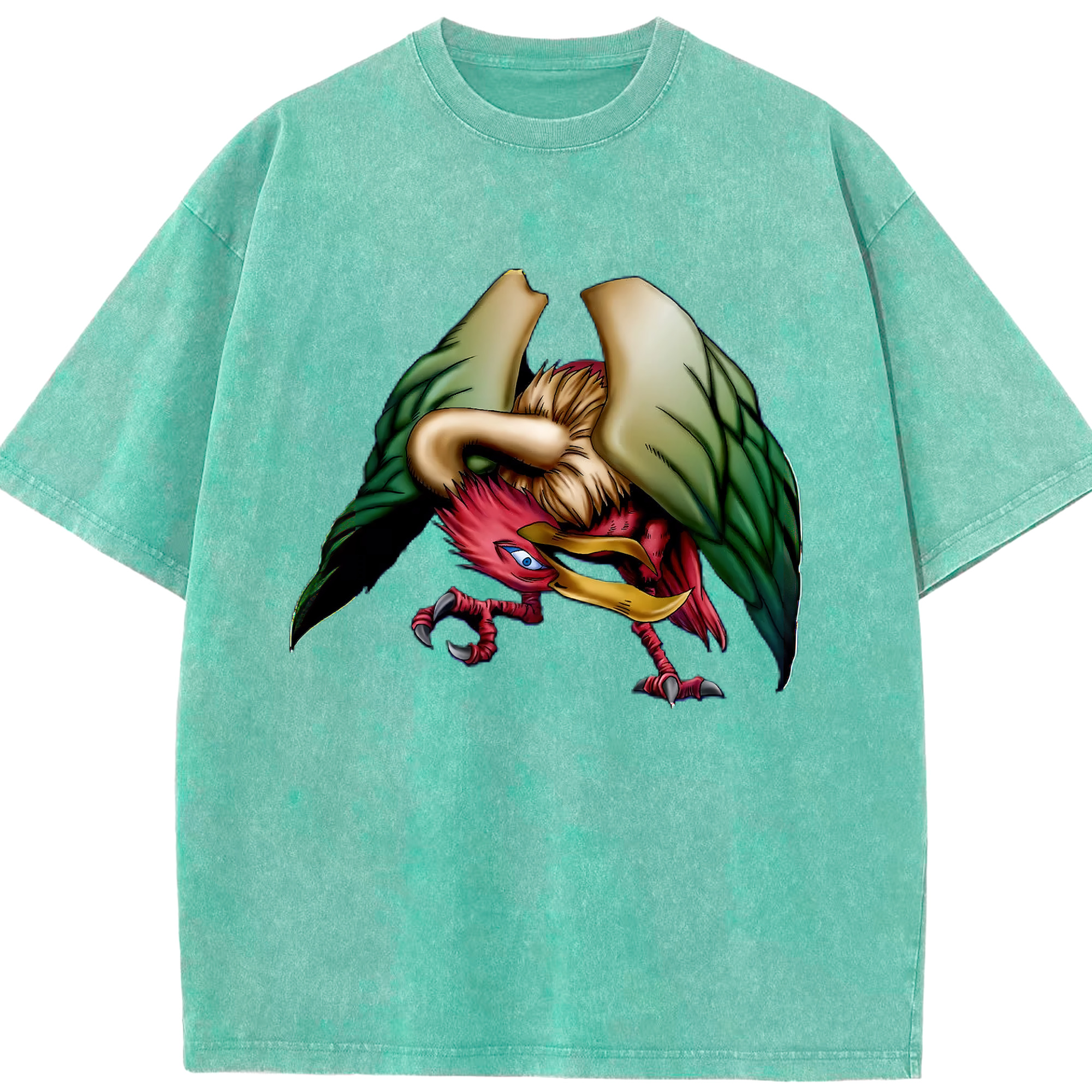 （画像用） 遊☆戯☆王 Yu-Gi-Oh! 綿100% ヴィンテージ風 半袖Tシャツ（フロントプリント）